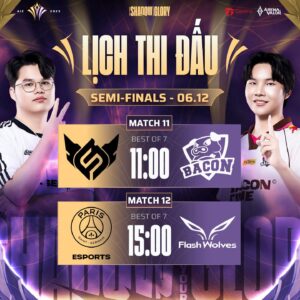 Lịch thi đấu bán kết AIC 2026 - Ảnh: Cao thủ liên quân.