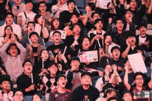 Sức nóng tại Cung điền kinh Mỹ Đình trong ngày thi đấu cuối cùng tại AIC 2025.