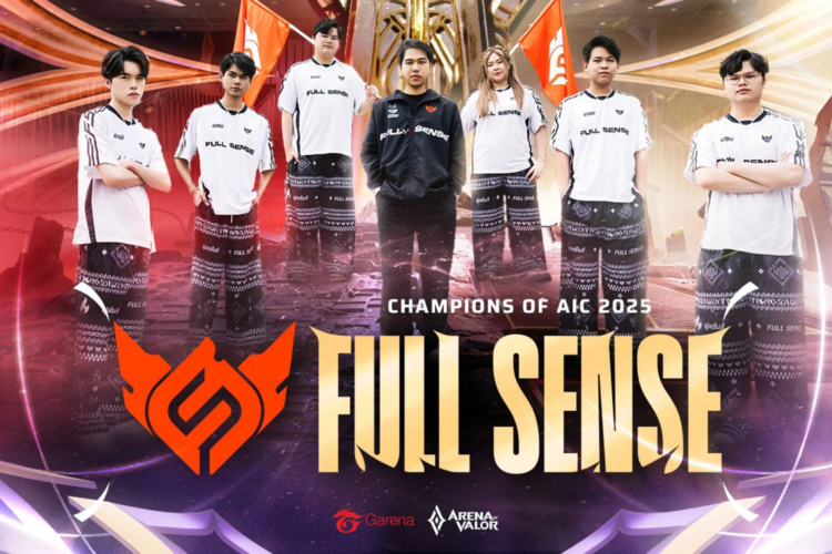 Full Sense lên ngôi vô địch AIC 2025 sau màn ngược dòng ấn tượng trước Flash Wolves.
