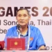 HLV Mai Đức Chung vừa cùng ĐT nữ Việt Nam đánh bại Myanmar 2-0. Ảnh: Gia Hân.