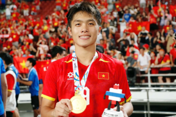 Tiền đạo Quốc Việt đang từng bước trưởng trên con đường cầu thủ chuyên nghiệp. Ảnh: Anh Khoa.