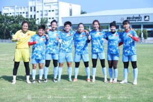 Các cầu thủ thể hiện tinh thần hào hứng, quyết tâm bảo vệ tấm huy chương vàng tại SEA Games - Ảnh: VFF