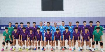 Lưc lượng tham gia Giải U16 Đông Nam Á 2025 đa phần là các cầu thủ của hai CLB giàu thành tích ở sân chơi Futsal nước nhà là Thái Sơn Nam và Thái Sơn Bắc (Ảnh:VFF)