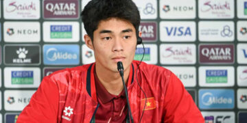 Thủ môn Trung Kiên: “Chúng tôi sẽ đá với hơn 100% khả năng để vào chung kết”. Ảnh: AFC