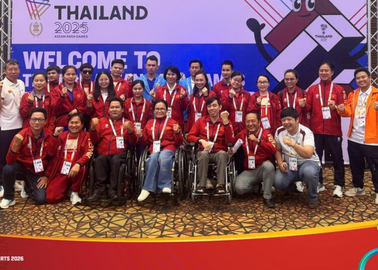 Đội tuyển Cờ Vua người khuyết tật Việt Nam giành ngôi nhất toàn đoàn tại ASEAN Para Games 13.
