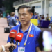 PCT VFF ông Trần Anh Tú nhắc nhở U23 Việt Nam không được chủ quan trước đội chủ nhà. Ảnh: Anh Khoa.