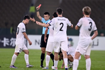 U23 Kyrgyzstan sẽ không thể có sự phục vụ của cầu thủ chủ chốt mang áo số 10 do đã nhận thẻ đỏ sau pha phạm lỗi nguy hiểm (AFC)