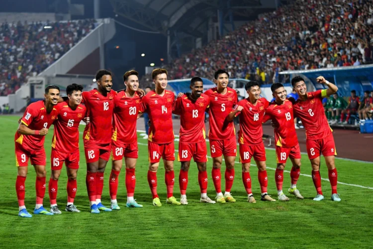 ĐT Việt Nam khép lại vòng loại Asian Cup 2027 với ngôi nhất bảng F cùng thành tích 6 trận toàn thắng. Ảnh: Gia Hân