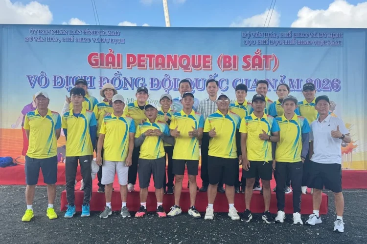 ĐT bi sắt TP.HCM vừa giành được tấm HCV đầu tiên tại mùa giải 2026.