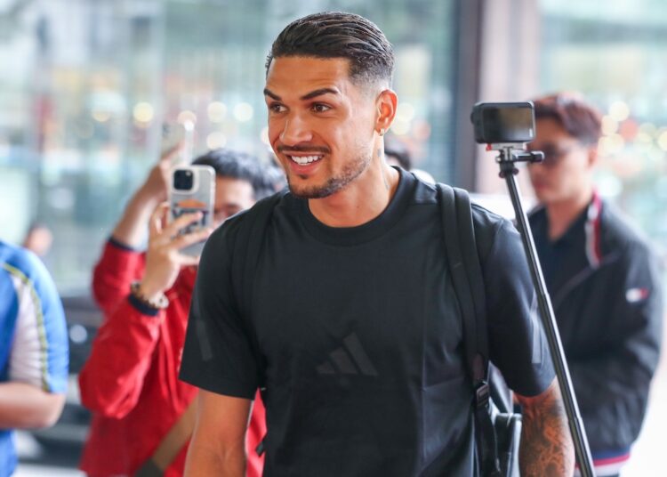 Tiền vệ Đỗ Hoàng Hên là tân binh của ĐT Việt Nam trong đợt hội quân chuẩn bị cho chuỗi trận FIFA Days tháng 3-2026. Ảnh: Minh Đỗ.