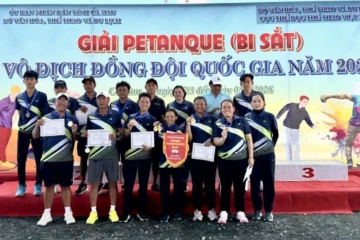 ĐT Bi sắt TP.HCM xuất sắc giành danh hiệu nhất toàn đoàn tại giải Quốc gia 2026.
