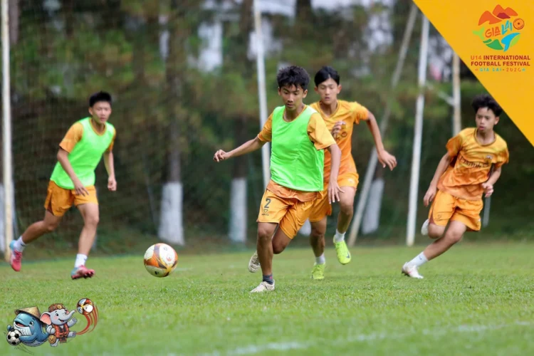 U14 LP Bank HAGL đặt mục tiêu đi đến trận chung kết tại Festival bóng đá quốc tế U14 Gia Lai 2026.