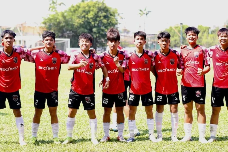 U15 Becamex TP.HCM giành vé dự vòng Tứ kết tại VCK U15 Quốc gia 2026 với ngôi nhì bảng C. Ảnh: Gia Hân.