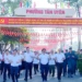 Các vị lãnh đạo, đại biểu, chạy đồng hành sau Lễ phát động.