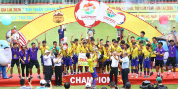 U14 Hà Nội đăng quang tại Festival bóng đá quốc tế U14 Gia Lai 2026.