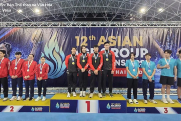 Đội tuyển bơi Việt Nam tỏa sáng với kỷ lục châu Á. Ảnh: Ủy ban Olympic Việt Nam
