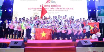 Pencak Silat Việt Nam tiếp tục ghi dấu ấn khi tái lập thành tích dẫn đầu bảng tổng sắp huy chương. Ảnh: Thể Thao Việt Nam
