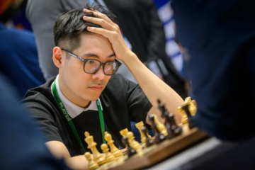 Lê Tuấn Minh bất bại sau 13 ván đấu để lên ngôi vô địch. Ảnh: Chess.com