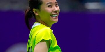 Tay vợt Việt Nam đánh bại Chiu Pin Chian với tỷ số 2-1, qua đó giành tấm vé vào bán kết Taipei Open 2026. Ảnh: Thể Thao Việt Nam