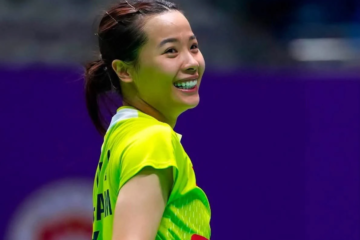 Tay vợt Việt Nam đánh bại Chiu Pin Chian với tỷ số 2-1, qua đó giành tấm vé vào bán kết Taipei Open 2026. Ảnh: Thể Thao Việt Nam