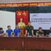 Ông Nguyễn Tuấn Sinh, Giám đốc Trung tâm Thể dục Thể thao Quốc phòng 3, phát biểu tại lễ bế mạc khóa học. Ảnh: VFF