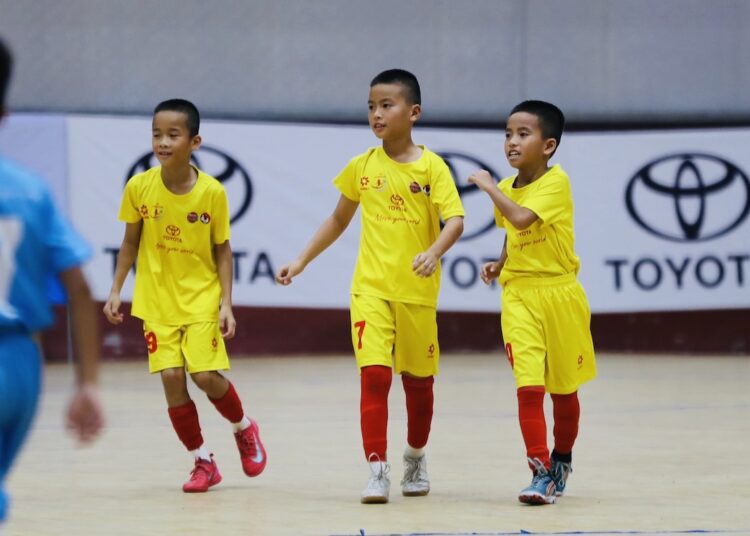 U9 HVL Sơn La tiếp tục là "chú ngựa ô" khó chịu tại giải. Ảnh: Gia Hân.