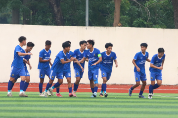 Niềm vui của các cầu thủ Bình Định FC